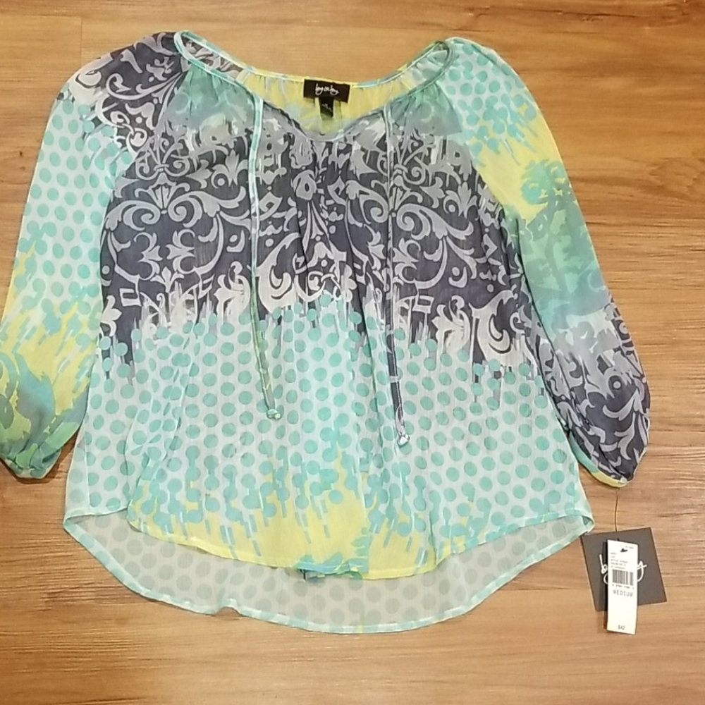 NWT sheer top